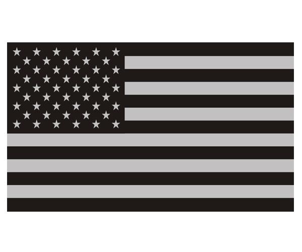 American subdued flag decal 5"x3" usa tactical military vinyl sticker (rh) zu1