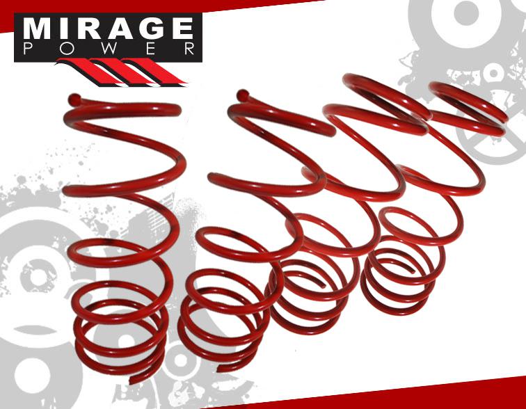 94-01 acura integra ls rs gs 1.8l 1.6l jdm lowering springs drop spring kit red