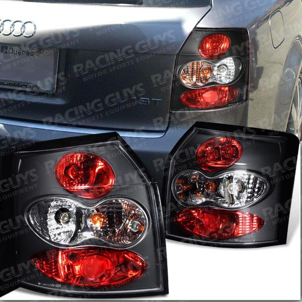 2002-2005 audi a4 avant wagon black red altezza tail lights rear lamps new euro