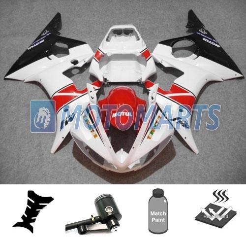 Bundle inj fairing kit with brake fluid reservoir for yamaha yzf 600 r6 04 05 aj