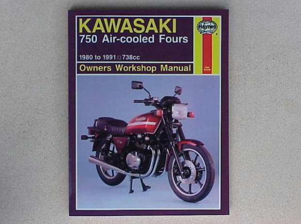 1980-1985 kawasaki gpz kz zx 750 four repair manual