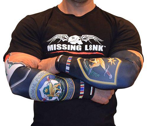 Missing link armpro iraqi freedom wicking compression sleeve - protect tattoo