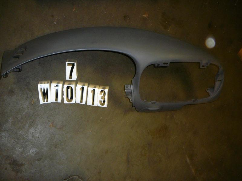 97,98,99,00,01 ford f150 f250 f350 upper dash trim bezel in dk. grey