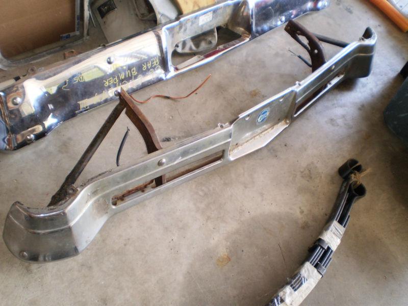 66 67 1966 1967 nova ss chevy ii front bumper chrome w/ brackets oem 327 rare 