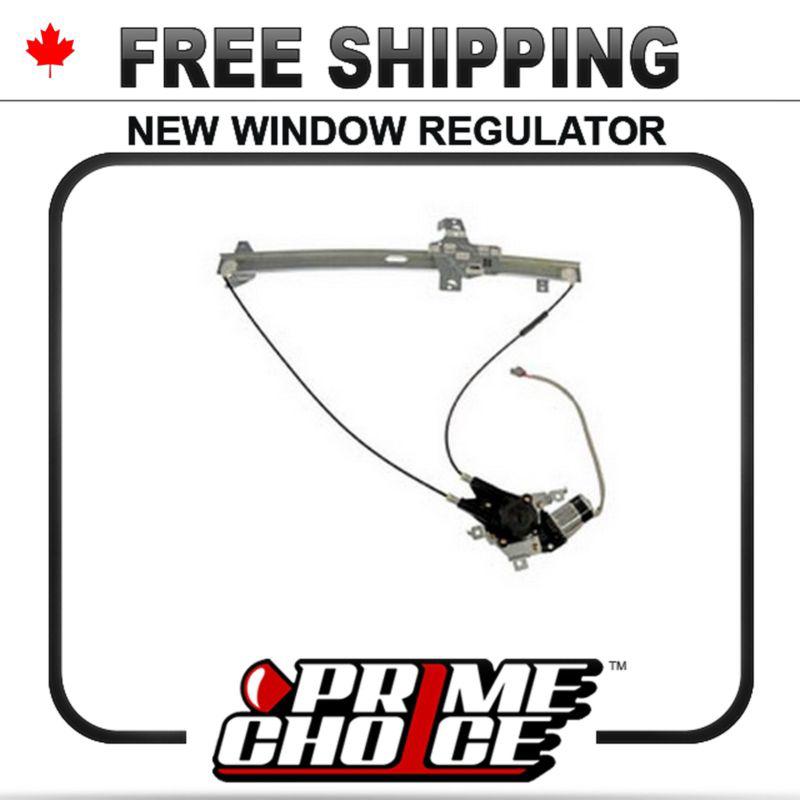 [rear driver side] new power window regulator w/ motor cadillac deville de ville