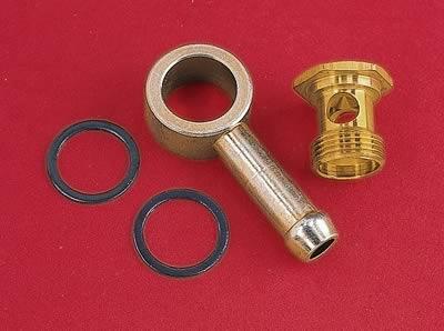 Holley 26-25 steel/brass fuel bowl fittings -  hly26-25