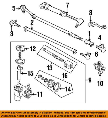 Jeep oem 52000090 steering gear-gear assembly bracket