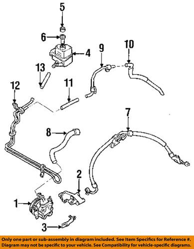 Mazda oem b21h32650r0b power steering pump/steering pump