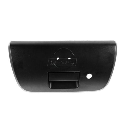 Tailgate handle with bezel & keyhole textured black for 01-04 nissan frontier