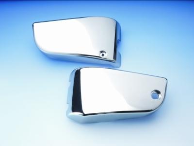 Chrome side panel covers kawasaki vn1500 vulcan classic & nomad