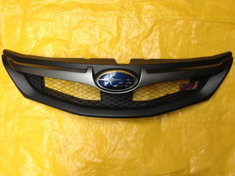 08 09 2010 subaru impreza sti front grille. grill.