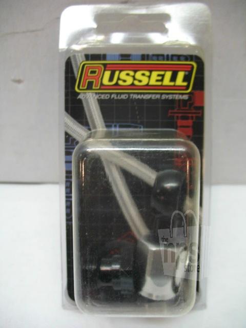 Russell 640273 proclassic carburetor adapter fitting -6an 5/8in banjo new