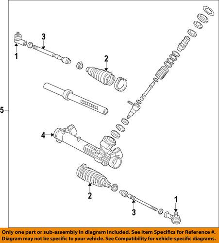 Ford oem bv6z-3050-a tie rod/steering tie rod end