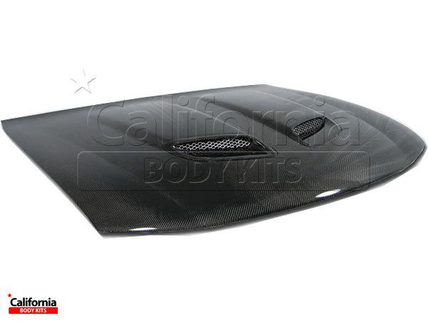 Cbk carbon fiber pontiac gto cv8-z - hood kit auto body pins required pontiac gt