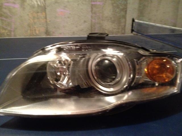 2009 audi a4 convertible left headlight assembly with xenon bulb