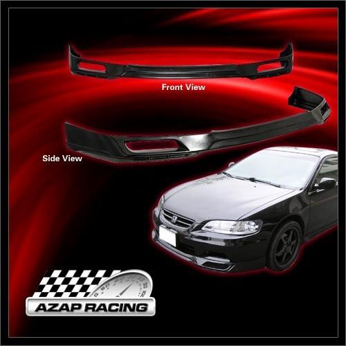 1998 99 2000 poly-urethane front bumper lip spoiler for honda accord coupe 2dr