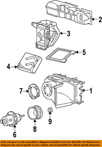 Ford oem ac2z19834a evaporator-wheel