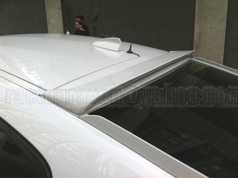 Bmw 2008-2012 x6 e71 pu sport rear wing roof spoiler