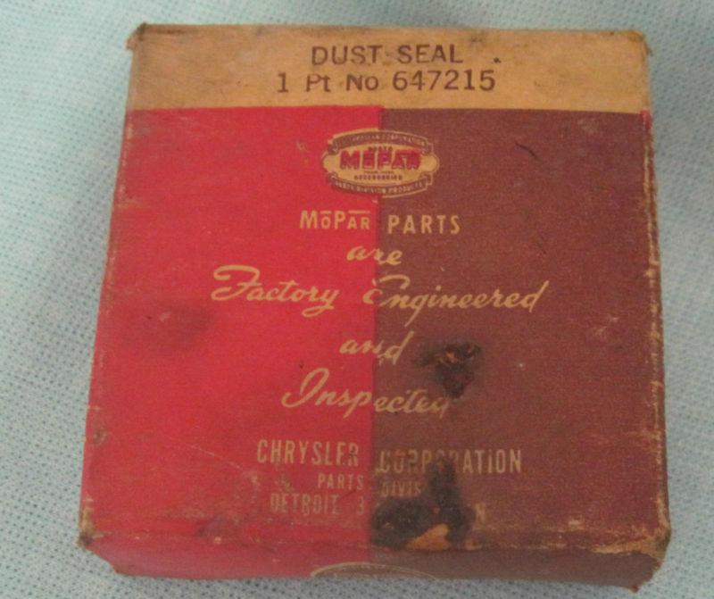 N.o.s. original mopar parts dust seal #647215 1932 - 1936 dodge plymouth