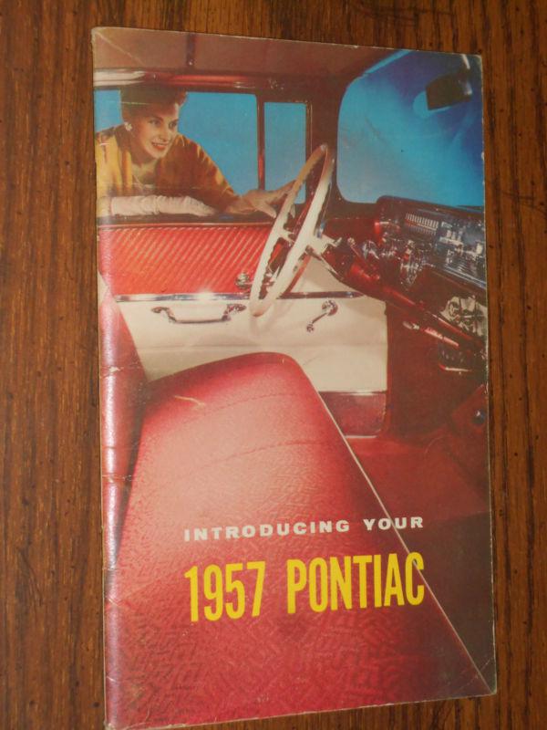 1957 pontiac owner's manual / original / good condition