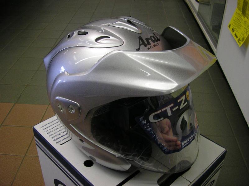 Arai helmets ct-z xs extra small aluminum silver  small paint blemish-discounted