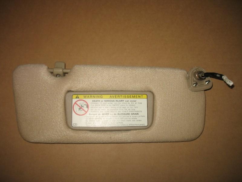 1997 1998 1999 2000 2001 lexus es es300 right passenger beige sunvisor sun visor