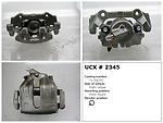 Undercar express 10-22345 front right rebuilt caliper with pad