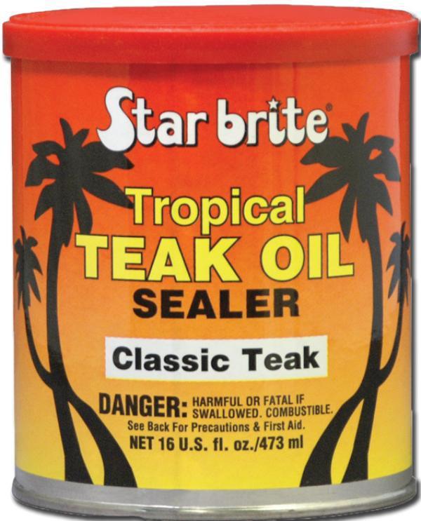 Star brite seal teak tropical sealer dark classic 16oz 88016