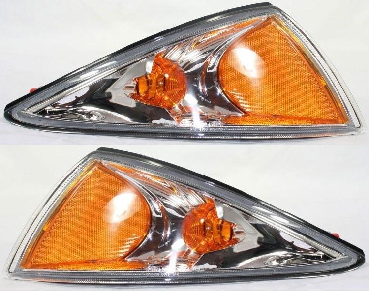 Capa corner light lamp lens & housing pair set (driver & passenger side, qty 2)