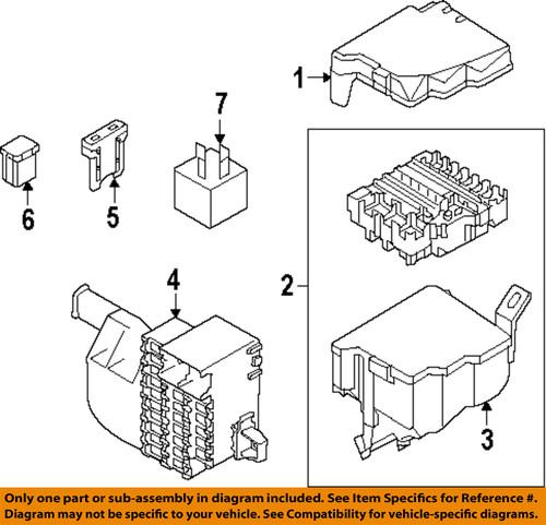 Mazda oem g11567730 fuse & relay-relay