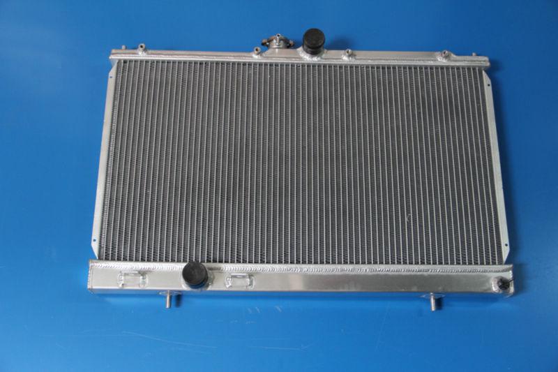 Dual core 2 row mitsubishi lancer evo 7 8 9 aluminum radiator 2003-2008