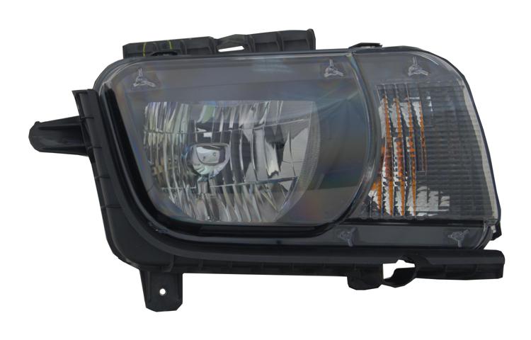 Right passenger side replacement headlight halogen type 10-11 chevy camaro