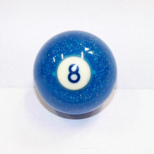 Blue sparkle 8-ball shift knob hot street rat rod gasser model a t 1932 ford vw