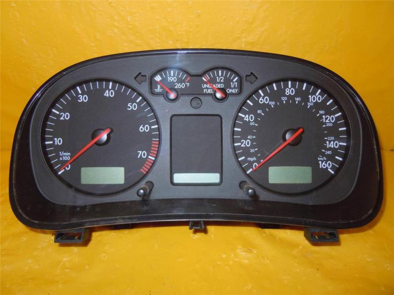 01 jetta speedometer instrument cluster dash panel gauges 88,023