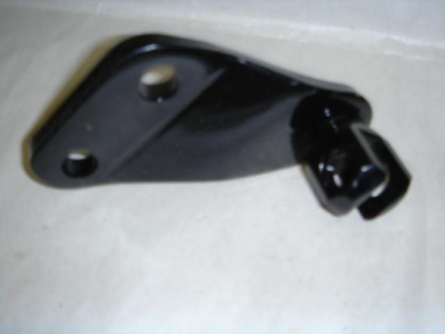 Harley davidson fl fx left passenger peg mount gloss black 47107-81 oem nos