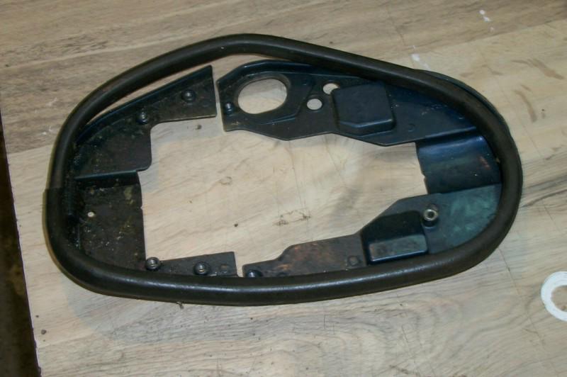 1958 evinrude 5 1/2hp lower pan and hood seal