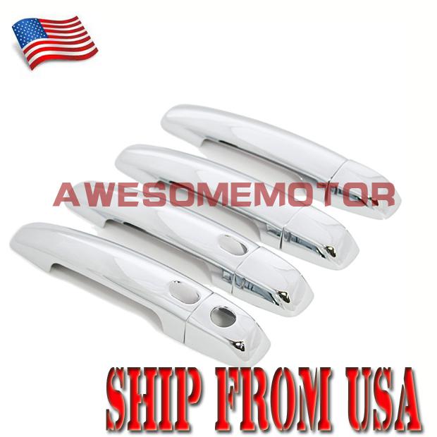 Usa triple chrome side door gate handle cover trim kit for suzuki sx4 2006-2009