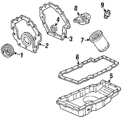 Cadillac 19244500 genuine oem factory original oil pressure sending unit