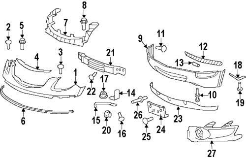 Buick 11518531 genuine oem factory original pull handle u-nut