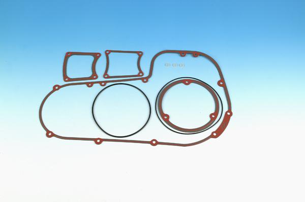 Harley davidson primary & inspection cover gasket & seal kit 1979-84 -james