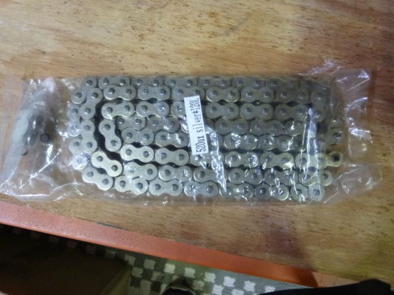 520x120 o-ring silver chain, sidewinder chain, 520, 120, o ring, 120 links