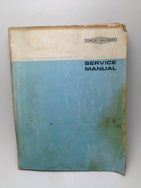 Vtg harley davidson 1959-1968 service manual electra glide duo glide shovelhead