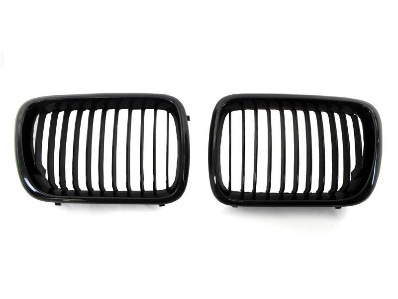 Usa 97-99 bmw e36 3 series  black gun metal gunmetal grills free ship 98 m3