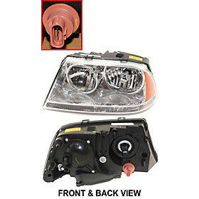 New hid headlight headlamp assembly drivers left side (w/bulb)