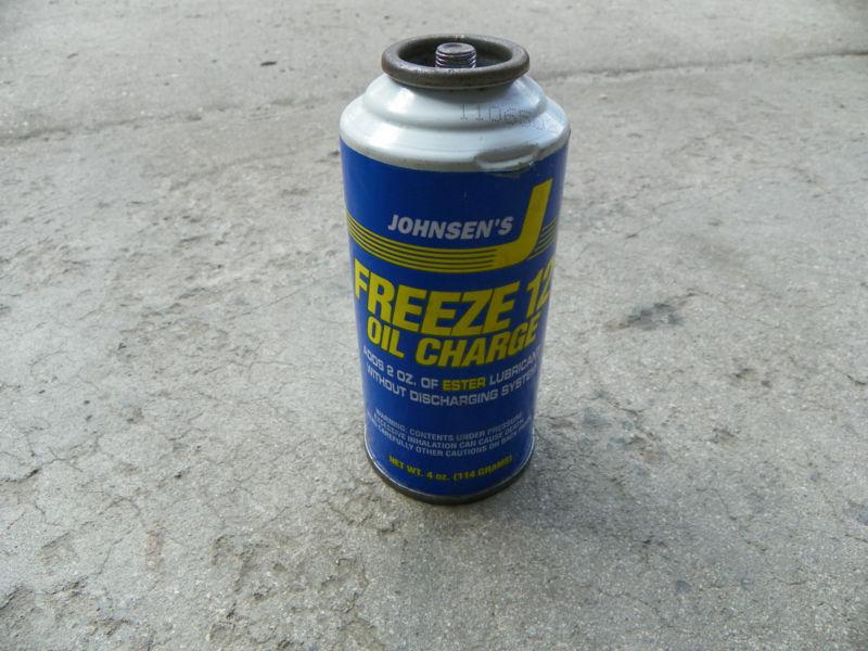 1 johnsen's freeze 12 r12 oil charge ester lubricant 4oz can