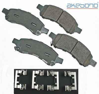 Akebono act1169a brake pad or shoe, front-proact ultra premium ceramic pads