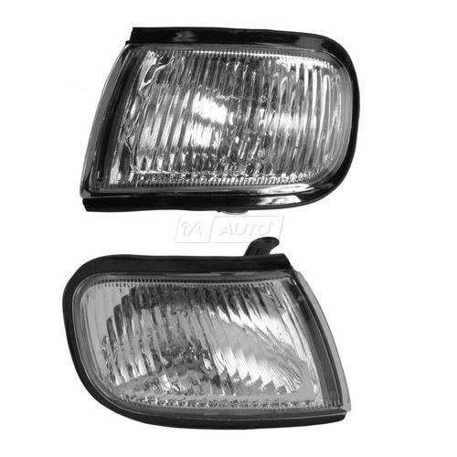 97-99 nissan maxima park turn signal side corner marker parking lamp pair set