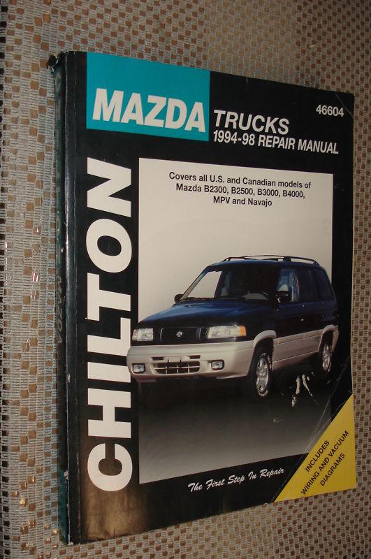 1994-1998 mazda truck service manual shop book repair 95 96 97