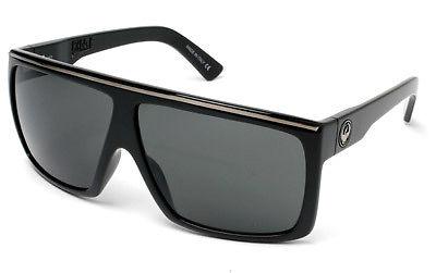 Dragon fame sunglasses jet w/grey lens 720-1496