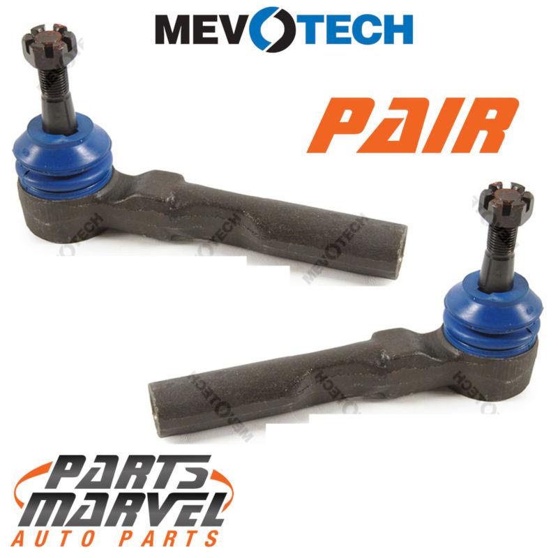 Pair mevotech outer tie rod ends buick chevy malibu oldsmobile pontiac grand am 